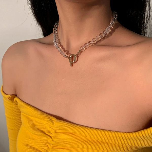 chains 2021 trend ins french ot buckle crystal beaded necklace luxury sweet short clavicle chain for women female jewelry gifts, Silver
chains 2021 trend ins french ot buckle crystal beaded necklace luxury sweet short clavicle chain for women female jewelry gifts, Silver