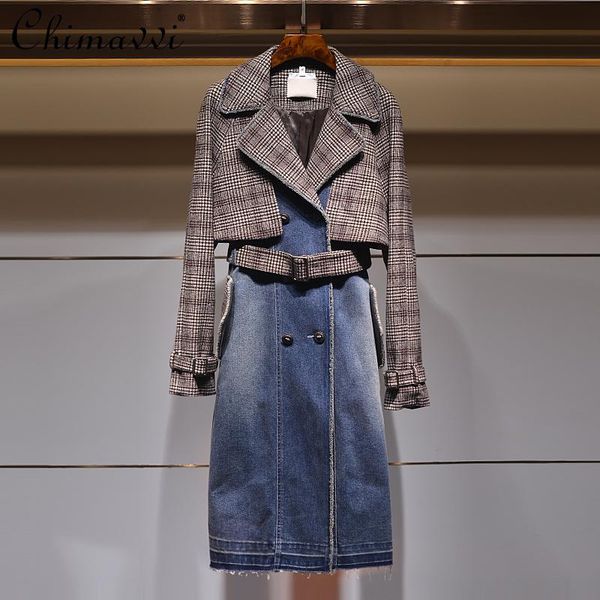 women's trench coats long coat winter clothes 2021 autumn korean style double breasted windbreaker female sleeve outerwear, Tan;black
women's trench coats long coat winter clothes 2021 autumn korean style double breasted windbreaker female sleeve outerwear, Tan;black