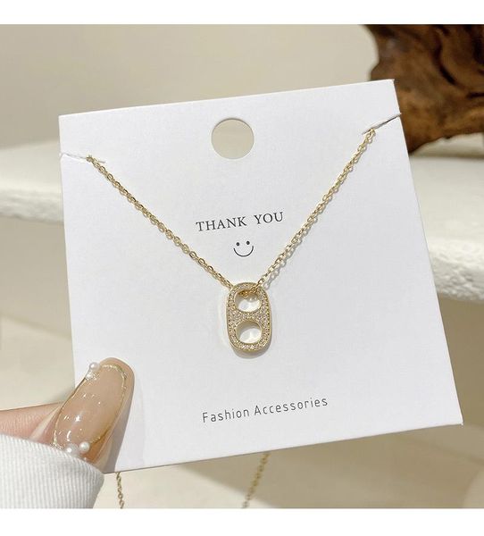 pendant necklaces korean design titanium steel necklace female pig nose cute simple clavicle o-chain for women girls, Silver
pendant necklaces korean design titanium steel necklace female pig nose cute simple clavicle o-chain for women girls, Silver