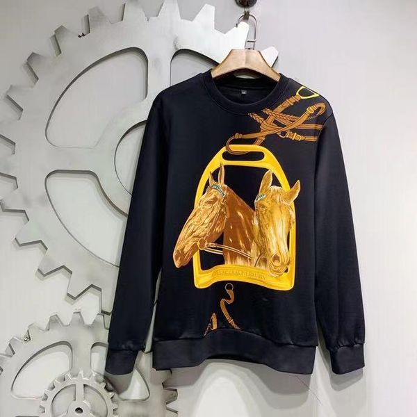 men's hoodies & sweatshirts sa09678 fashion 2021 runway luxury european design party style clothing, Black 
men's hoodies & sweatshirts sa09678 fashion 2021 runway luxury european design party style clothing, Black