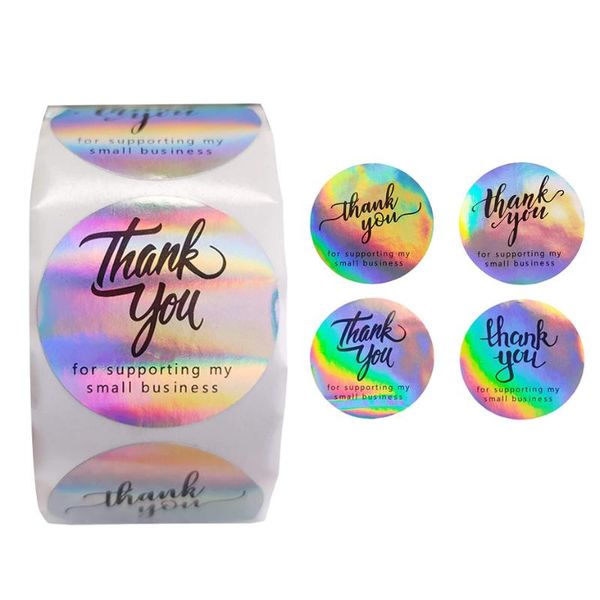 gift wrap 500pcs laser thank you label stickers for business card package decoration round self-adhesive envelope bags 3.8cm
gift wrap 500pcs laser thank you label stickers for business card package decoration round self-adhesive envelope bags 3.8cm