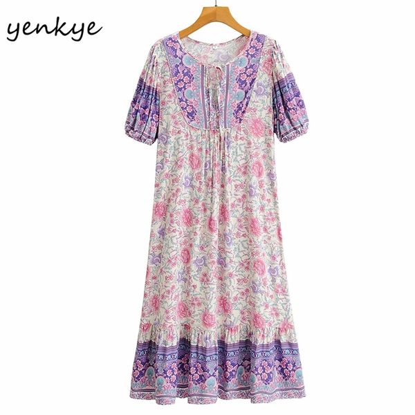 vintage floral print holiday dress women lace up o neck short sleeve casual loose female plus size summer vestido 210514, Black;gray
vintage floral print holiday dress women lace up o neck short sleeve casual loose female plus size summer vestido 210514, Black;gray