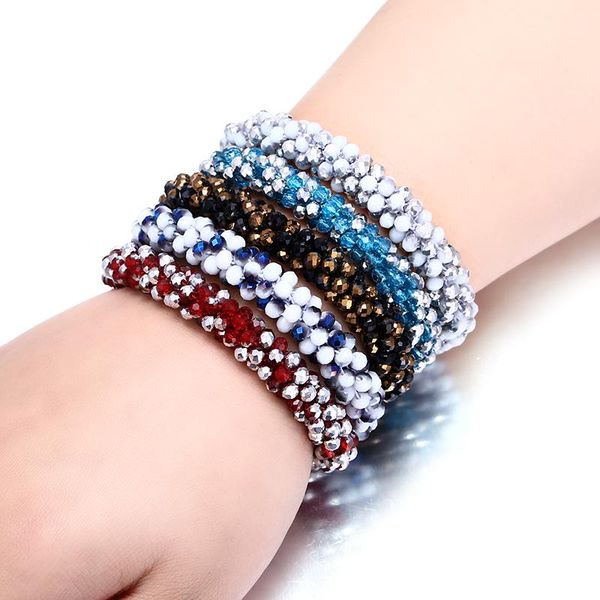 charm bracelets boho elastic & bangles for women multicolor handmade crystal glass beads, Golden;silver
charm bracelets boho elastic & bangles for women multicolor handmade crystal glass beads, Golden;silver