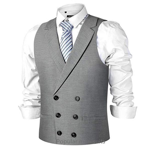 men's vests 2021 men suit vest fashion casual wedding formal business suits blazer custom made notched lapel double breasted, Black;white
men's vests 2021 men suit vest fashion casual wedding formal business suits blazer custom made notched lapel double breasted, Black;white