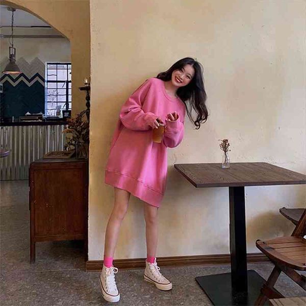 fleece hoodie tunique longue femme oversized pastel pink korean clothes plus size women long sleeve pullover sweatshirt, Black
fleece hoodie tunique longue femme oversized pastel pink korean clothes plus size women long sleeve pullover sweatshirt, Black