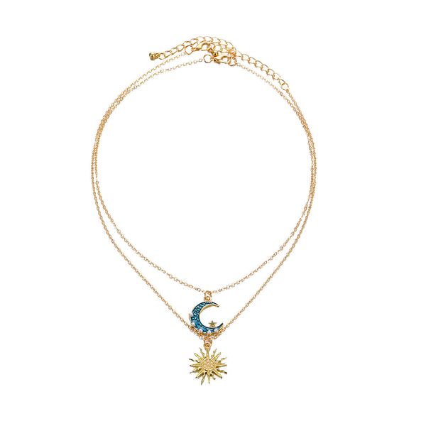 designer necklace luxury jewelry iron alloy star and moon dripping oil chain chain gold plated chokers bulk, Silver
designer necklace luxury jewelry iron alloy star and moon dripping oil chain chain gold plated chokers bulk, Silver