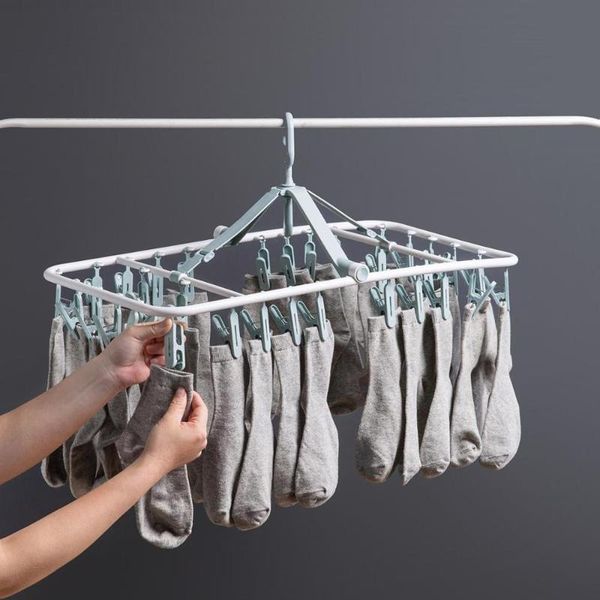 hangers & racks 32 clips folding drying rack plastic windproof rotating cloth household non-slip clothes for baby underwear socks
hangers & racks 32 clips folding drying rack plastic windproof rotating cloth household non-slip clothes for baby underwear socks