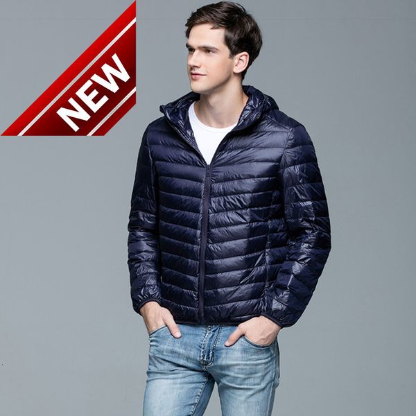 autumn and winter new style ultra-light thin down jacket men's short plus-size casual hooded feather, Black
autumn and winter new style ultra-light thin down jacket men's short plus-size casual hooded feather, Black