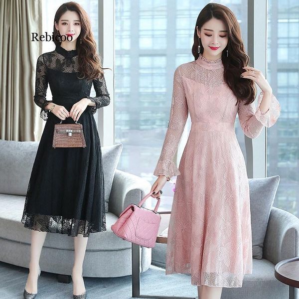 casual dresses fashion vestidos de festa party winter autumn dress women black elegant lace modis midi korean pink office robe, Black;gray
casual dresses fashion vestidos de festa party winter autumn dress women black elegant lace modis midi korean pink office robe, Black;gray