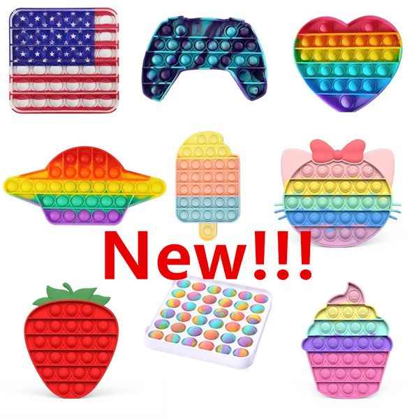 new design fidget toys push bubble antistress toys anti-stress soft sensory gifts reusable squeeze toys gifts stress reliever funny board ga
new design fidget toys push bubble antistress toys anti-stress soft sensory gifts reusable squeeze toys gifts stress reliever funny board ga