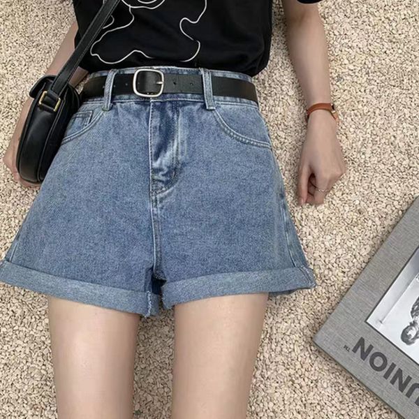 women's shorts korean denim 2020 summer new high waist a-line thin loose casual ins wide leg pants, White;black
women's shorts korean denim 2020 summer new high waist a-line thin loose casual ins wide leg pants, White;black