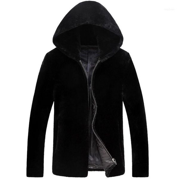 men's leather & faux 2021 winter jacket men real pure natural fur coat sheepskin mens sheep shearing coats my7321, Black
men's leather & faux 2021 winter jacket men real pure natural fur coat sheepskin mens sheep shearing coats my7321, Black