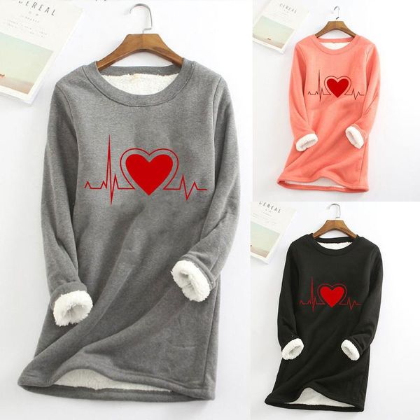 women's hoodies & sweatshirts women thick fleece sweatshirt winter velvet warm underwear ladies clothing vetement femme 2021 tunique f, Black
women's hoodies & sweatshirts women thick fleece sweatshirt winter velvet warm underwear ladies clothing vetement femme 2021 tunique f, Black