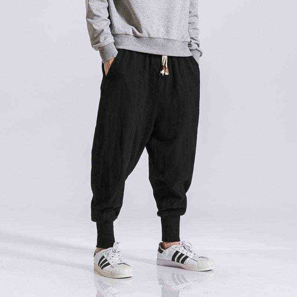 prowow streetwear men harem pants korean style casual cotton linen trouser man jogger pants 2021 spring new baggy pants w220214, Black
prowow streetwear men harem pants korean style casual cotton linen trouser man jogger pants 2021 spring new baggy pants w220214, Black