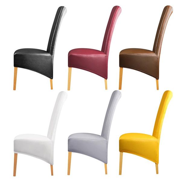size waterproof chair cover pu leather fabric high back big dining seat covers case protector
size waterproof chair cover pu leather fabric high back big dining seat covers case protector