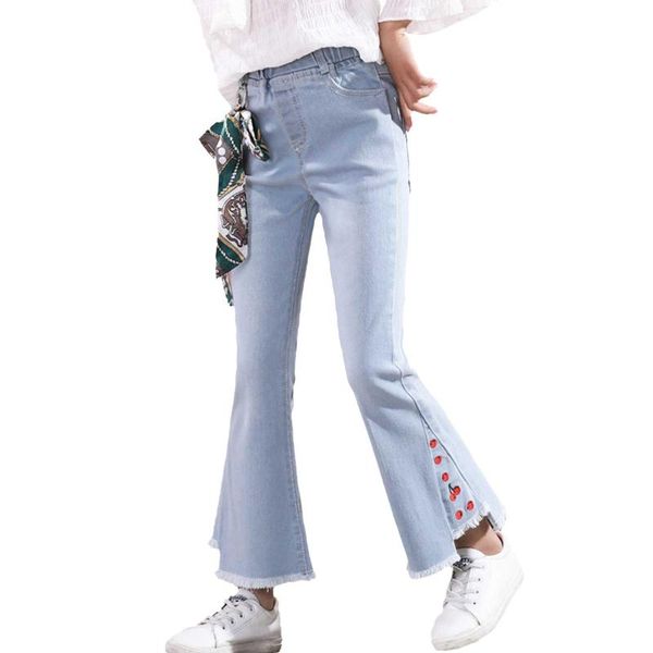jeans deals fashion girls cherry flare with 3d flowers spring autumn high waist elastic denim pants elegant kids trousers, Blue
jeans deals fashion girls cherry flare with 3d flowers spring autumn high waist elastic denim pants elegant kids trousers, Blue
