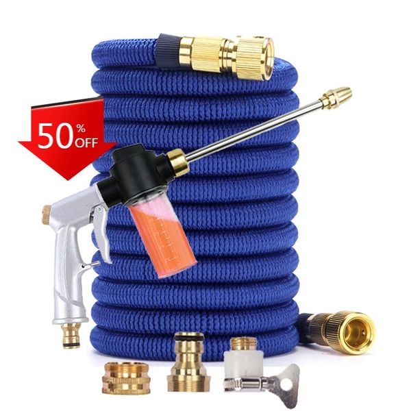 watering equipments 16ft-150ft expandable garden hose with water gun adjustable nozzle flexible pipe high pressure sprinkler foam for car wa
watering equipments 16ft-150ft expandable garden hose with water gun adjustable nozzle flexible pipe high pressure sprinkler foam for car wa