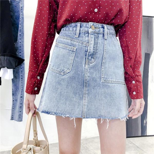 skirts gruiiceen 2021 autumn high waist denim a-line solid color casual jeans skirt short mini gy2021103, Black
skirts gruiiceen 2021 autumn high waist denim a-line solid color casual jeans skirt short mini gy2021103, Black