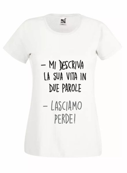 shirt written spirit forget fun t-shirt ladies 100% cotton, White;black 
shirt written spirit forget fun t-shirt ladies 100% cotton, White;black