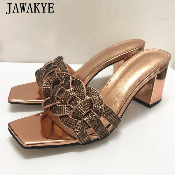 slippers woven chunky high heel sandals women square toe crystal summer bright matte crocodile leather slides runway shoes, Black
slippers woven chunky high heel sandals women square toe crystal summer bright matte crocodile leather slides runway shoes, Black