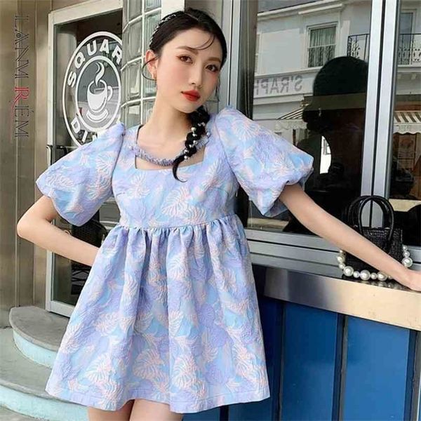 women dress puff sleeve square collar printing a-line sweet female termperament fashion summer 2h284 210526, Black;gray
women dress puff sleeve square collar printing a-line sweet female termperament fashion summer 2h284 210526, Black;gray