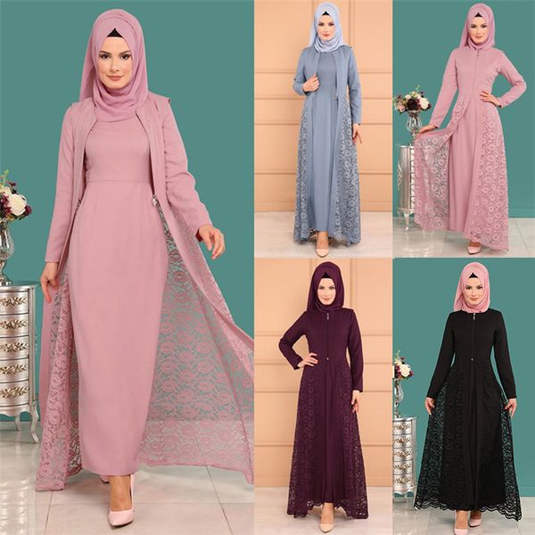 two-piece sets muslim abaya dress and outwear women lace slim fit long sleeve kimono caftan islamic hijab dresses plus size 5xl, Red
two-piece sets muslim abaya dress and outwear women lace slim fit long sleeve kimono caftan islamic hijab dresses plus size 5xl, Red