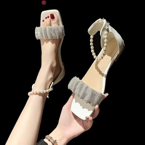 sandals summer women crystal bling zipper sweet female shoes party fashion cover heel cool woman flats peep toe string bead, Black
sandals summer women crystal bling zipper sweet female shoes party fashion cover heel cool woman flats peep toe string bead, Black
