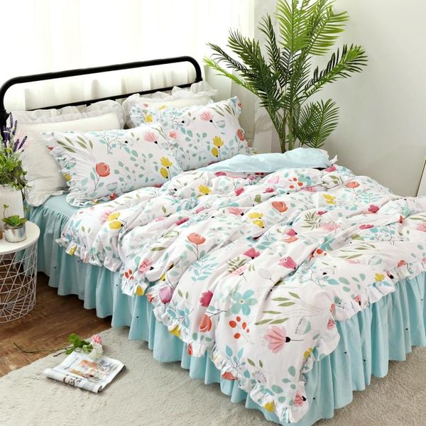 bedding sets girls duvet cover bedspread ruffle floral luxury flower leaves set princess king quilt bed skirt
bedding sets girls duvet cover bedspread ruffle floral luxury flower leaves set princess king quilt bed skirt