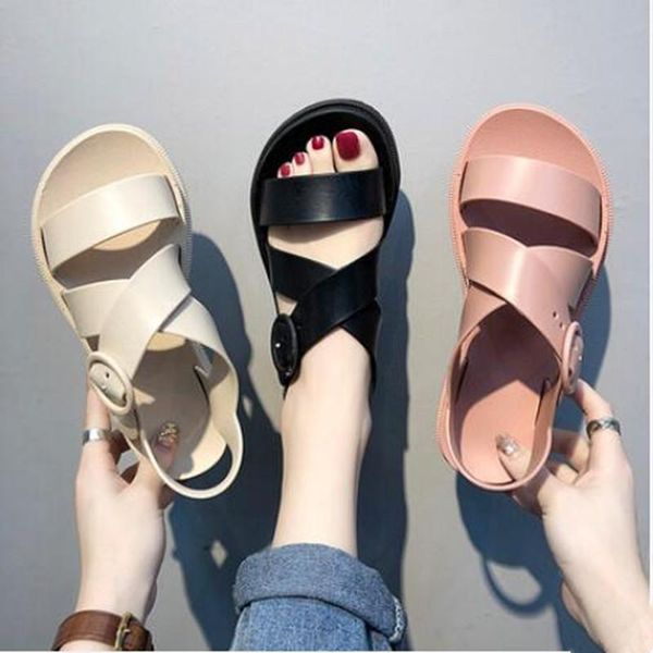 sandals female summer flat bottom 2021 all-match student casual simple thick waterproof rain boots, Black
sandals female summer flat bottom 2021 all-match student casual simple thick waterproof rain boots, Black