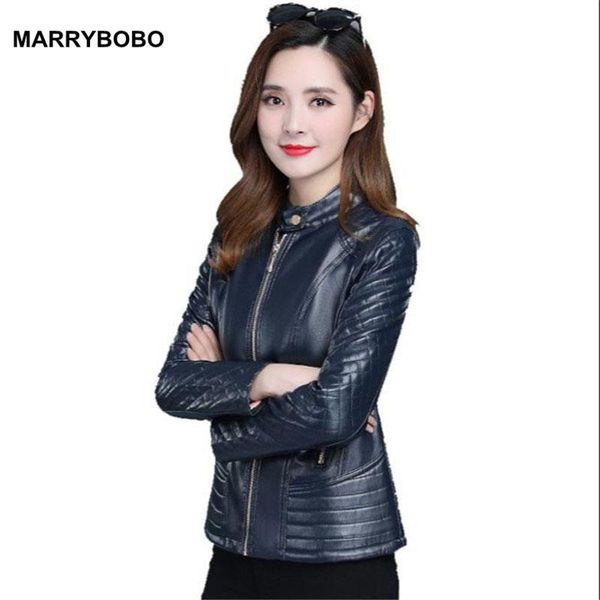 women's jackets 6xl autumn winter women cardigan coats 2021 casual long sleeve zipper pu leather jacket fashion slim female coat plus, Black;brown
women's jackets 6xl autumn winter women cardigan coats 2021 casual long sleeve zipper pu leather jacket fashion slim female coat plus, Black;brown