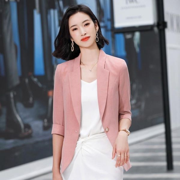 women's suits & blazers apricot blazer jacket 2021 spring and summer korean fashion 7 / sleeve casual small suit top, White;black
women's suits & blazers apricot blazer jacket 2021 spring and summer korean fashion 7 / sleeve casual small suit top, White;black