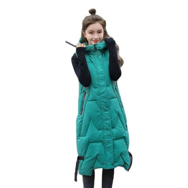 women's vests long winter vest solid hooded pockets zipper padded ladies casual sleeveless jacket warm waistcoat for female, Black;white
women's vests long winter vest solid hooded pockets zipper padded ladies casual sleeveless jacket warm waistcoat for female, Black;white