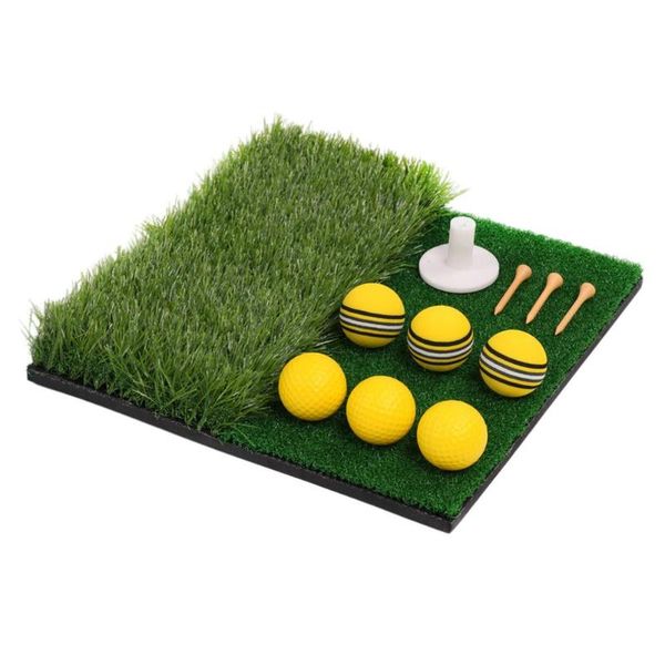 golf training aids practice mat set mini aid game home office play ball, rubber bracket, tee
golf training aids practice mat set mini aid game home office play ball, rubber bracket, tee