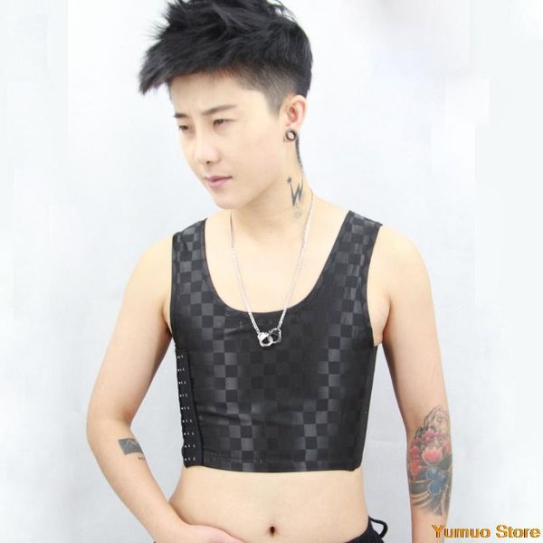 women's shapers 2021 silk chest lesbian underwear binder tomboy trans les ftm short flat breast shaper corset women's cosplay vest, Black;white
women's shapers 2021 silk chest lesbian underwear binder tomboy trans les ftm short flat breast shaper corset women's cosplay vest, Black;white