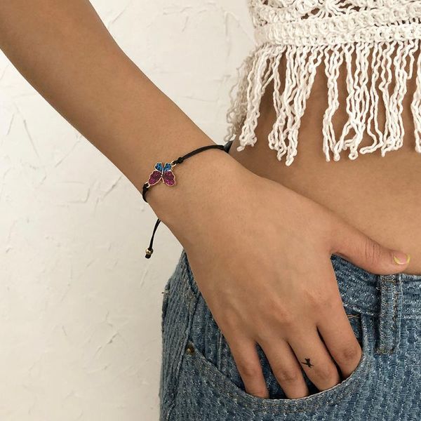 charm bracelets lalynnly cute butterfly partten handmade resin rope adjustable for women girls fashion jewelry gifts b1283, Golden;silver
charm bracelets lalynnly cute butterfly partten handmade resin rope adjustable for women girls fashion jewelry gifts b1283, Golden;silver