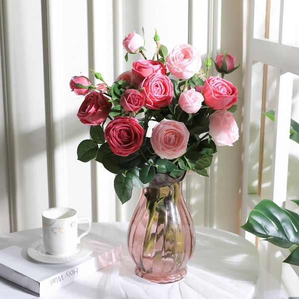 yumai 75 cm 3 heads rose flowers artificial wedding party decor long stem tea roses flower for home autumn indoor decoration decorative & wr
yumai 75 cm 3 heads rose flowers artificial wedding party decor long stem tea roses flower for home autumn indoor decoration decorative & wr