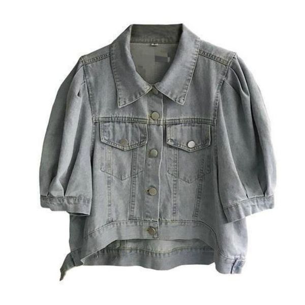 women's jackets denim women crop vintage retro puff sleeve loose single breasted basic womens outwear all-match ulzzang chic tunic, Black;brown
women's jackets denim women crop vintage retro puff sleeve loose single breasted basic womens outwear all-match ulzzang chic tunic, Black;brown