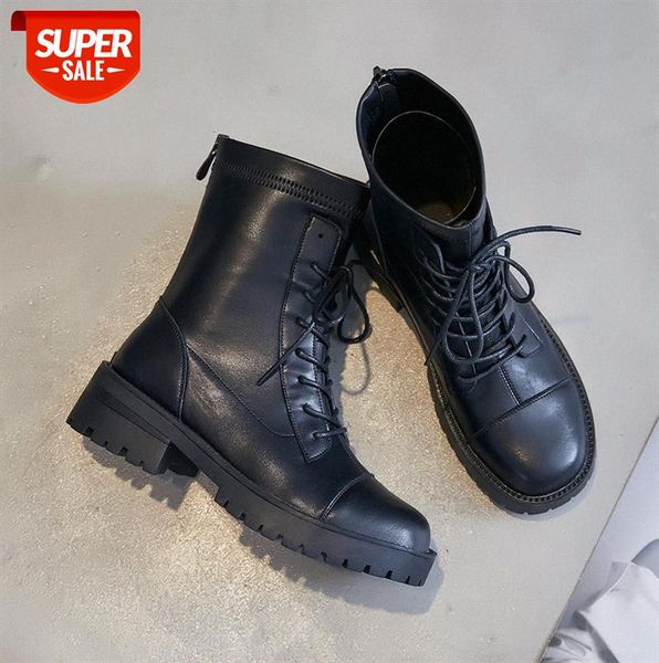women's mid-tube martin boots are thin and net red, front lace-up rear zipper velvet thick-soled motorcycle #bt0v
women's mid-tube martin boots are thin and net red, front lace-up rear zipper velvet thick-soled motorcycle #bt0v