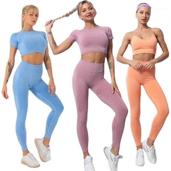 yoga outfit 2pcs women seamless set push up pants female short sleeve tracksuits gym fitness clothes sportswear
yoga outfit 2pcs women seamless set push up pants female short sleeve tracksuits gym fitness clothes sportswear