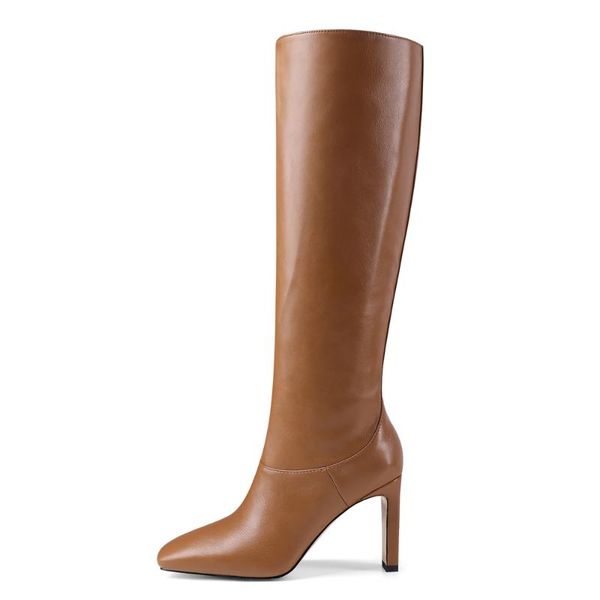 boots 2021 fashion winter medium chunky heel knee high women's shoes square head slip-on brown green retro ladies, Black
boots 2021 fashion winter medium chunky heel knee high women's shoes square head slip-on brown green retro ladies, Black