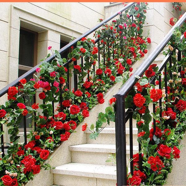 decorative flowers & wreaths 240cm artificial rose vine autumn background decoration silk rattan garland for wedding family el
decorative flowers & wreaths 240cm artificial rose vine autumn background decoration silk rattan garland for wedding family el