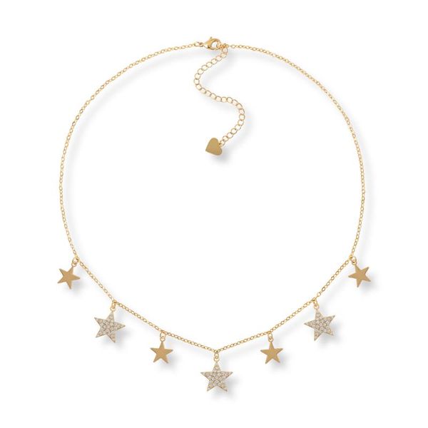 chokers oyb korean version of the peach heart five-pointed star zircon necklace ladies short collar accessories, Golden;silver
chokers oyb korean version of the peach heart five-pointed star zircon necklace ladies short collar accessories, Golden;silver