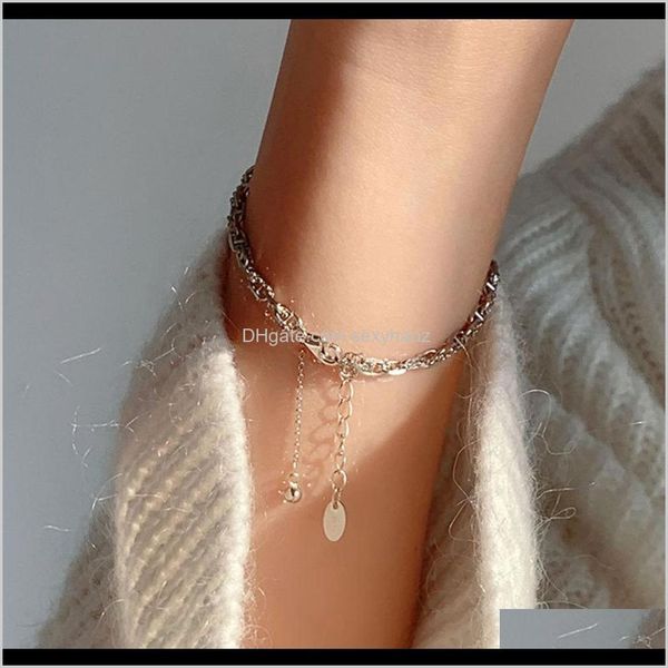 link, chain bracelets jewelry drop delivery 2021 yongcheng s925 pure sier pig nose clasp wrapped with tassel net red bracelet apvhm, Black
link, chain bracelets jewelry drop delivery 2021 yongcheng s925 pure sier pig nose clasp wrapped with tassel net red bracelet apvhm, Black