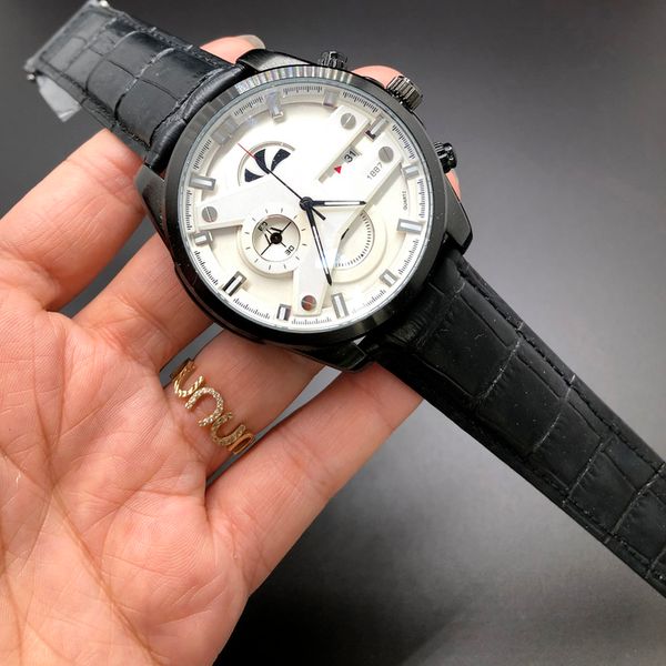 men's fashion watch leather strap satch all small dials can work casual business sports men's waterproof reloj de lujo ob4018, Slivery;brown
men's fashion watch leather strap satch all small dials can work casual business sports men's waterproof reloj de lujo ob4018, Slivery;brown