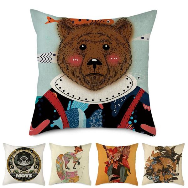 fuwatacchi linen cushion cover cartoon abstract animal printed pillow case for home decorative couch 45x45cm cushion/decorative
fuwatacchi linen cushion cover cartoon abstract animal printed pillow case for home decorative couch 45x45cm cushion/decorative