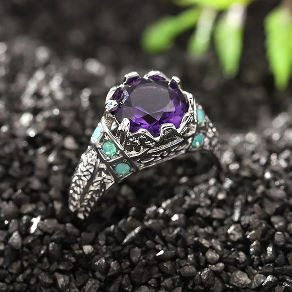retro female flower star rings for women green filled purple zircon stone wedding ring jewelry gifts wholesale, Slivery;golden
retro female flower star rings for women green filled purple zircon stone wedding ring jewelry gifts wholesale, Slivery;golden