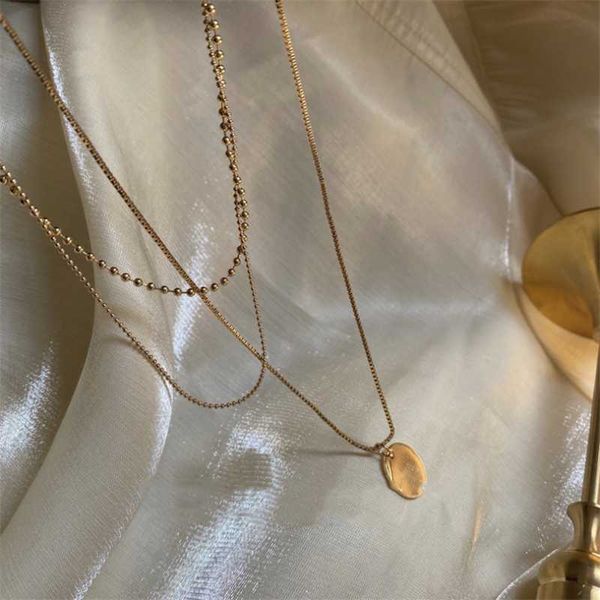 pendant necklaces creative geometry trend personality metal european and american simple fashion high sense ins disc three layer necklace, Silver
pendant necklaces creative geometry trend personality metal european and american simple fashion high sense ins disc three layer necklace, Silver