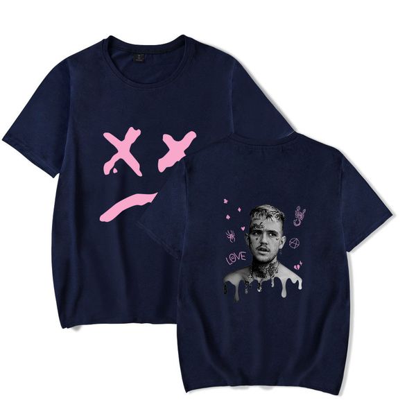 fashion t-shirt rap singer lil peep korean loose personality men's and women's short sleeve, White;black
fashion t-shirt rap singer lil peep korean loose personality men's and women's short sleeve, White;black