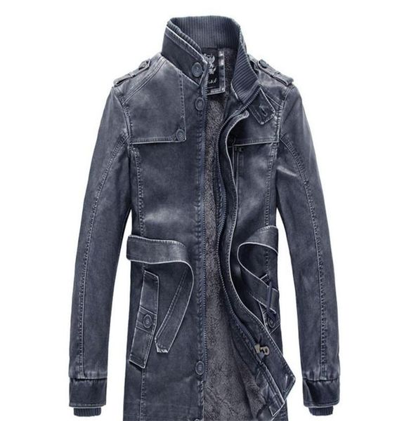 men's fur & faux medium and long-style pu leather jacket coats europe united states personality water-washed chao locomotive, Black
men's fur & faux medium and long-style pu leather jacket coats europe united states personality water-washed chao locomotive, Black