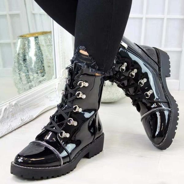 boots bonjomarisa ladies fashion punk mortocycle platform metal women 2021 stylish cool shoes woman, Black
boots bonjomarisa ladies fashion punk mortocycle platform metal women 2021 stylish cool shoes woman, Black